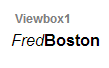 JSON data displayed in a ViewBox Template